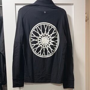 Men’s Lululemon Flywheel Quarter Zip Black Size Medium
